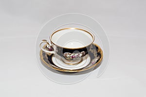 Cup and saucer for coffee