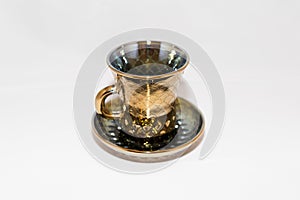 Cup and saucer for coffee