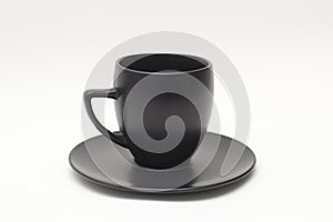 Cup and saucer for coffee or tea