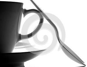 Cup,Saucer and Spoon