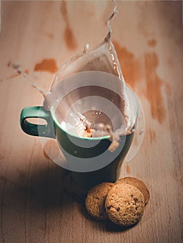 A cup of Spilled tea