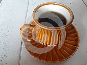 A cup of sweet coffee to accompany in the afternoon