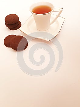 Cup of tea and cookies