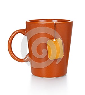 Cup of tea isolated photo