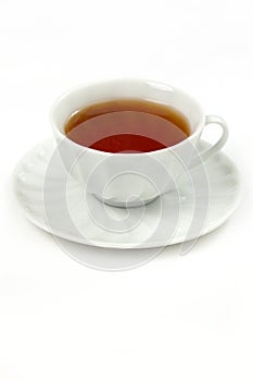 Cup of tea isolated on white