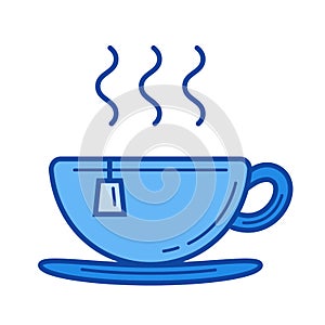 Cup of tea line icon.