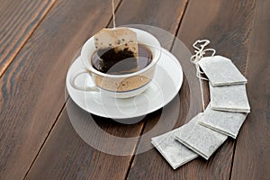 Cup of tea and new teabags