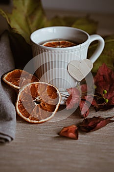 Cup of tea still life