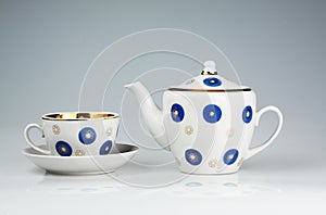 Cup and teapot