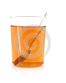 Cup of thee with spoon