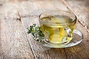 Cup of thyme tea, thyme