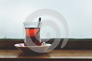 A cup of turkish tea