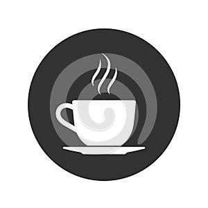 Cup with vapour icon