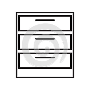 cupboard. Vector illustration decorative design