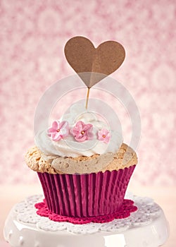 Cupcake with a cakepick