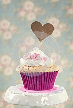 Cupcake with a cakepick