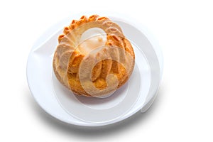 Cupcake. With clipping path.