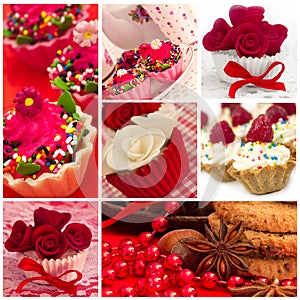 Cupcake collage