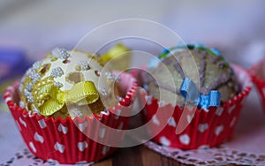 cupcake Easteregg hole decoration cute photo