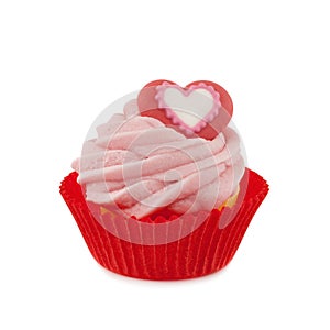 Cupcake with heart