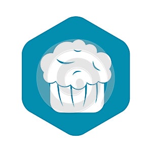 Cupcake icon, simple style