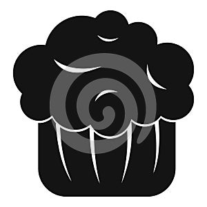 Cupcake icon, simple style