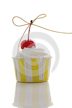 Cupcake isolated in white background