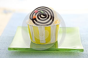 Cupcake isolated in white background