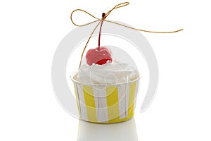 Cupcake isolated in white background