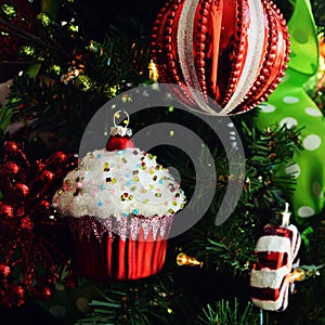 Cupcake Ornament