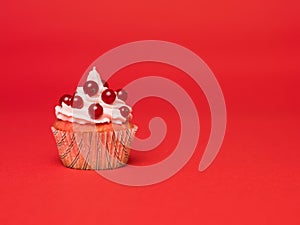 Cupcake red curranrs