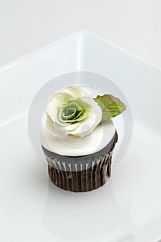 Cupcake with a Rose