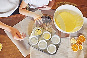 Cupcake shape and dough