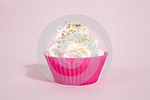 Cupcake sprinkles pink