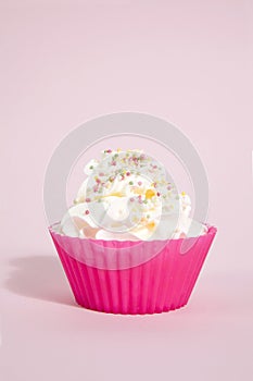 Cupcake sprinkles pink