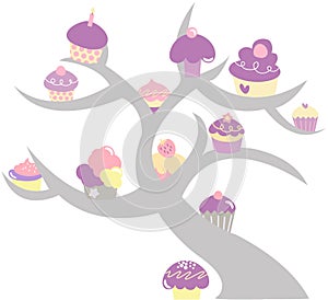 Cupcake tree