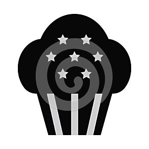 Cupcake. Vector illustration decorative design