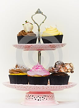 Cupcakes on a cakestand