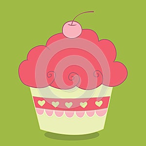 cupcakes cherry pink 02
