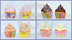 Cupcakes collage