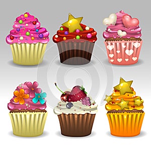 Cupcakes set 3