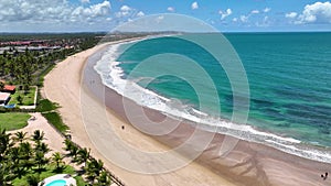 Cupe Beach At Port Of Chickens In Pernambuco Brazil.