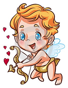 Cupid with a bow