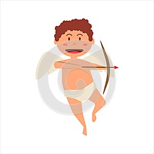 Cupid Cartoon Illustration