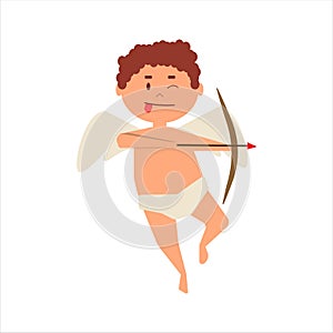 Cupid Cartoon Illustration