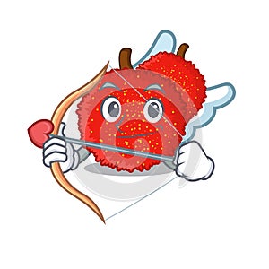 Cupid fresh bayberry fruit in mascot basket