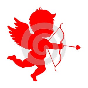 Cupid silhouette photo