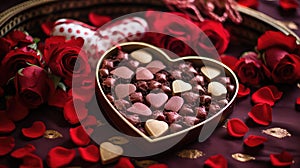 cupid valentine heart background