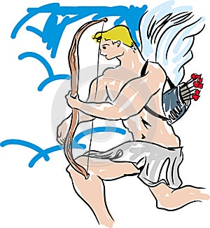 Cupid, valentines day