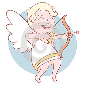 Cupid vector, valentines day